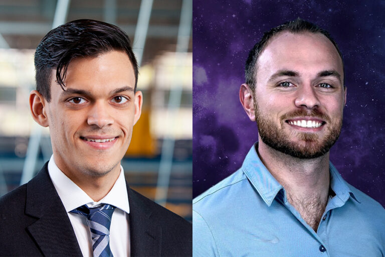 Florida State University Department of Scientific Computing alumni and NewSci engineers Eric Sharkey and Nathan Crock.