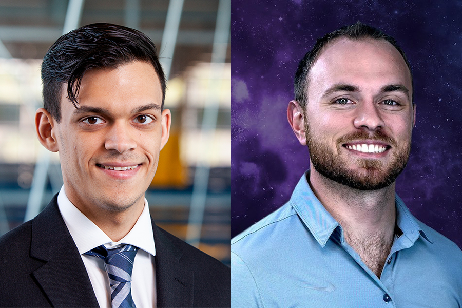 Florida State University Department of Scientific Computing alumni and NewSci engineers Eric Sharkey and Nathan Crock.